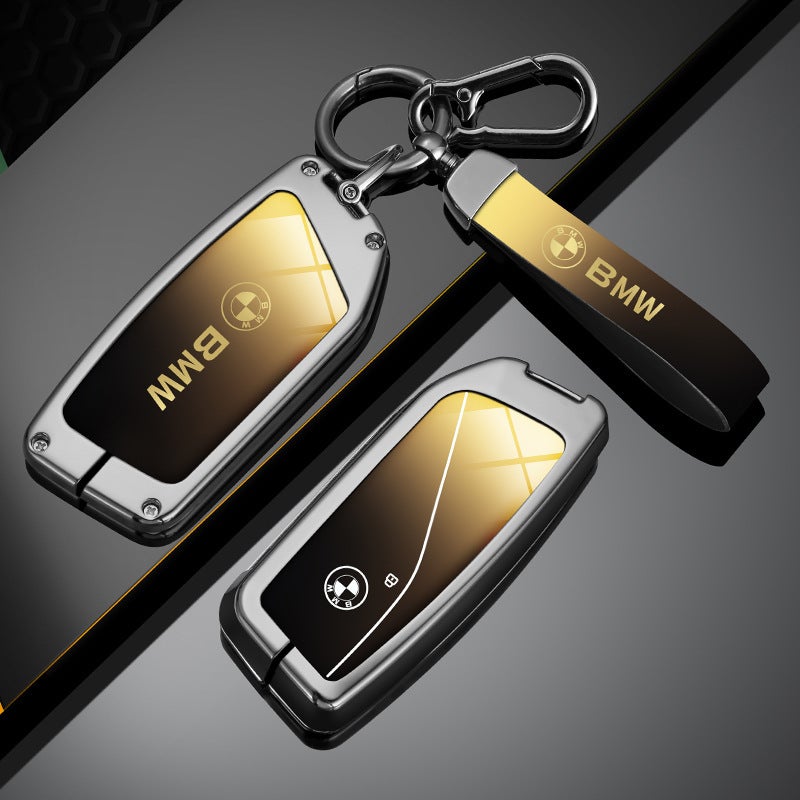Suitable For Bmw X1M3 Blade Key Case 5 Series Bright Paint Bmw Car Key Case Alloy Modified Case - Image 4